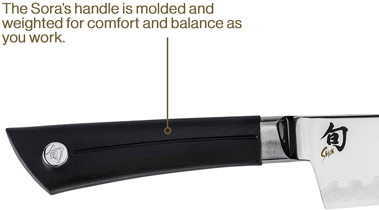 Shun Sora 8 Inch Chef Knife, NSF Certified Cutlery Handcrafted in Japan, VB0706