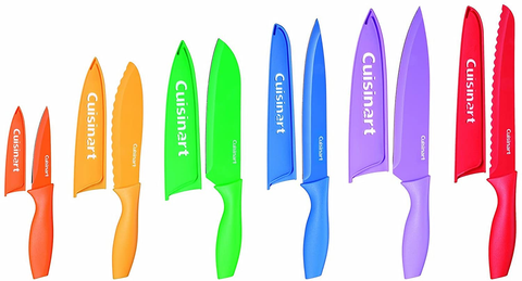 Image of Cuisinart C55-01-12PCKS Advantage Collection Piece, Multicolor 12 PC Knife Set, Multi-Colored
