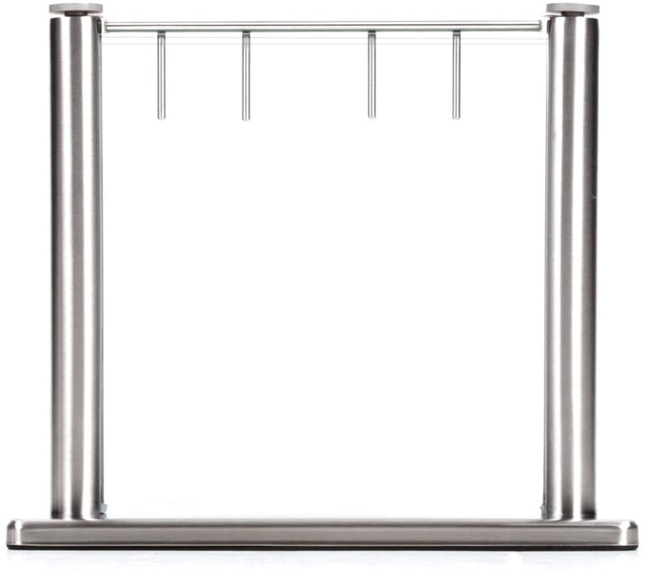 Mercer Culinary M20000 Genesis 6-Piece Forged Knife Block Set, Tempered Glass Block