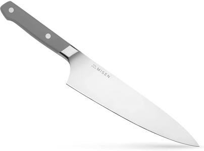 Misen Chef Knife - 8 Inch Professional Kitchen Knife - High Carbon Steel Ultra Sharp Chef'S Knife, Gray