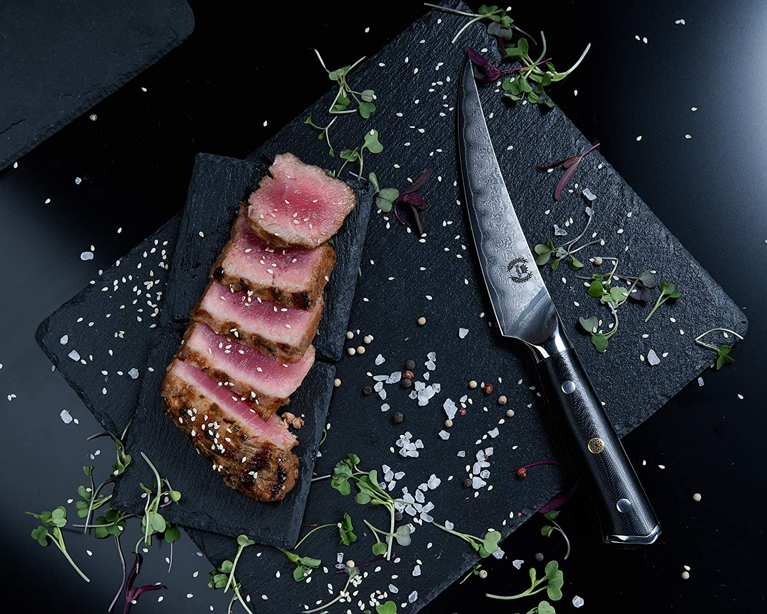 Boning / Fillet Knife: Professional Japanese 6 Inch Razor Sharp AUS10 Premium High Carbon 67 Layer Damascus Stainless Super Steel Full Tang Chef’S Knives W/ G-10 Handle by Regalia Knives