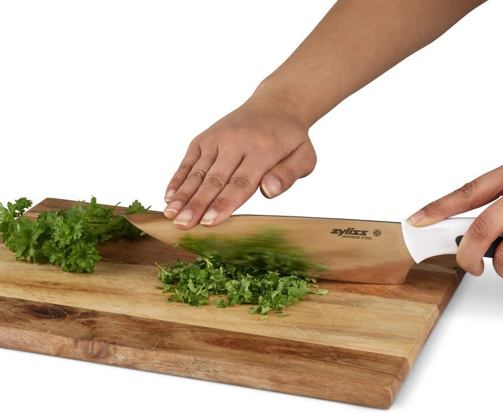 Zyliss Comfort Chefs Knife, 7 Inches, White