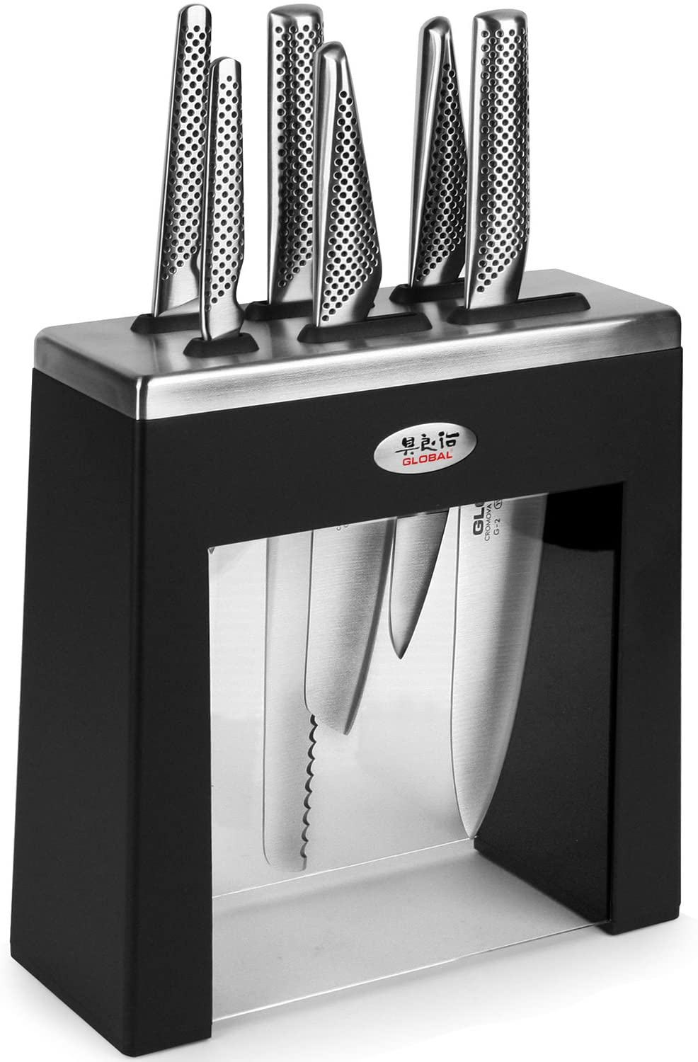 Global Kabuto Knife Block Set, 7-Piece
