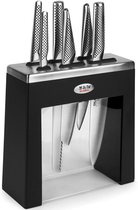 Global Kabuto Knife Block Set, 7-Piece