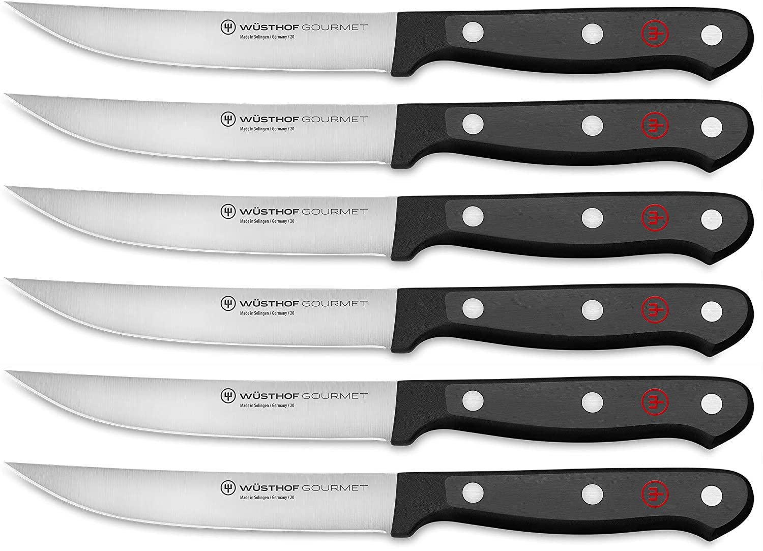 WÜSTHOF Gourmet 6-Piece Steak Knife Set