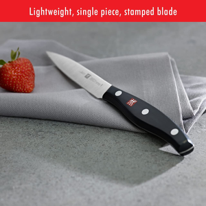 ZWILLING Twin Signature 3-Pc Kitchen Knife Set, Utility Knife, Paring Knife, Chef Knife, German Knife Set, Stainless Steel Knife Set, Black