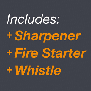 Gerber Gear Ultimate Knife, Tactical Knife with Fire Starter, Sharpener, and Knife Sheath, 4.75” Blade (31-003941)