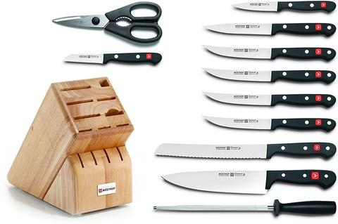 Image of WÜSTHOF Gourmet 12-Piece Knife Block Set