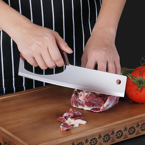 Image of STUPIDCOW Kitchen Knife, 9 Inch Chef Knife, Sharp Cooking Knife in German High Carbon Stainless Steel with Ergonomic Handle