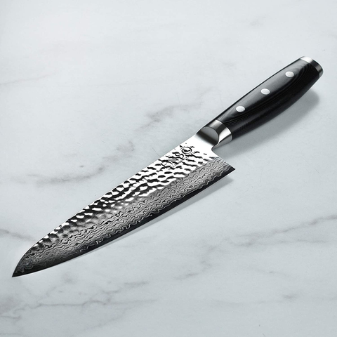 Image of Enso Chef'S Knife - Made in Japan - HD Series - VG10 Hammered Damascus Stainless Steel Gyuto - 8"