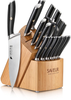 Saveur Selects 1026320 German Steel Forged 17-Piece Knife Block Set