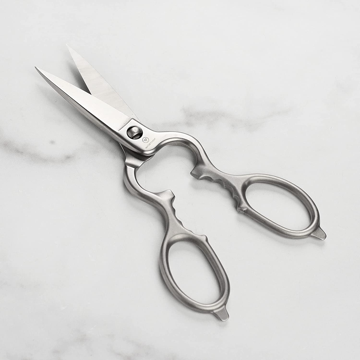 Wusthof Classic Ikon Creme 7 Piece Slim Knife Block Set (Acacia Block)