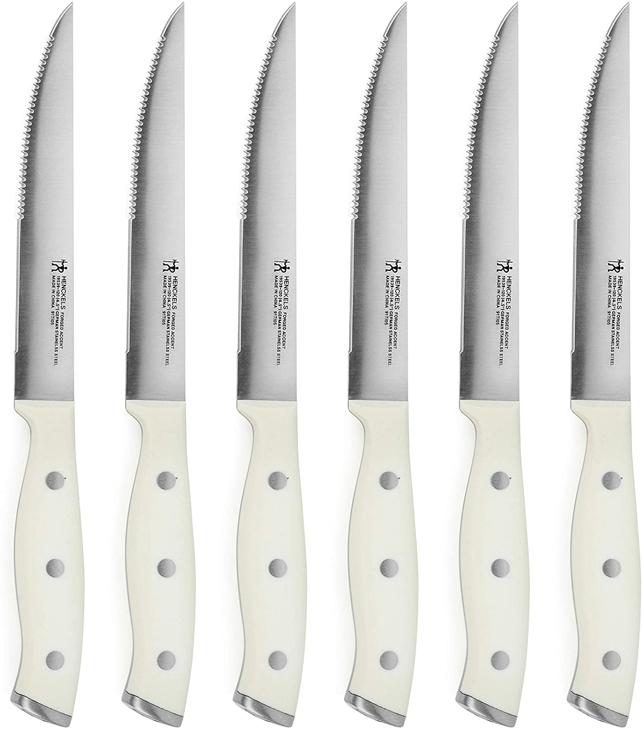 J.A. Henckels International 16 Piece Forged Accent Off-White Knife Block Set