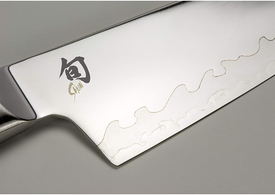 Shun Sora 6 Inch Chef Knife with 16-Degree, Composite Blade Technology NSF Certified, Lightweight and Durable Handcrafted in Japan, VB0723, Metallic