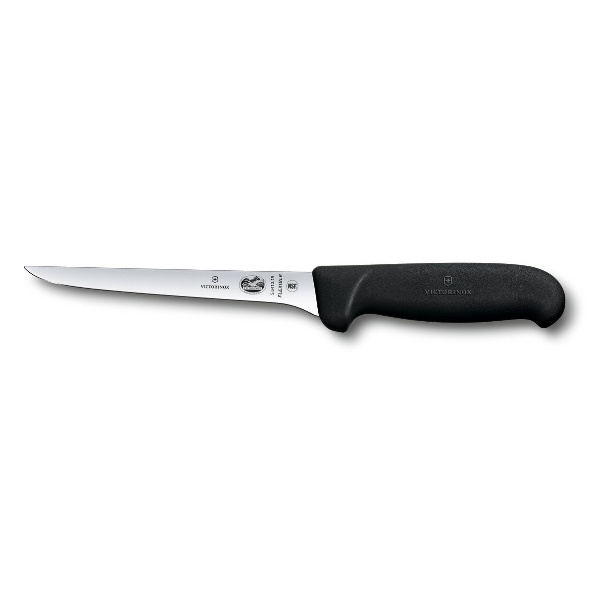 Victorinox Fibrox Pro 6-Inch Boning Knife with Flexible Blade, Black
