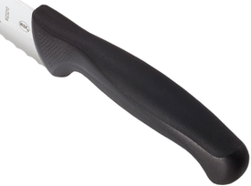 Mercer Culinary M23210 Millennia 10-Inch Wide Wavy Edge Bread Knife, Black