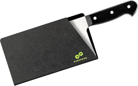 EVERPRIDE Butcher Chef Knife Edge Guard - Wide Knives Blade Edge Protectors - Meat Cleaver Knife Sheath - Bpa-Free Chef Knife Cover Fits Blades up to 8” X 4” – Knives Not Included