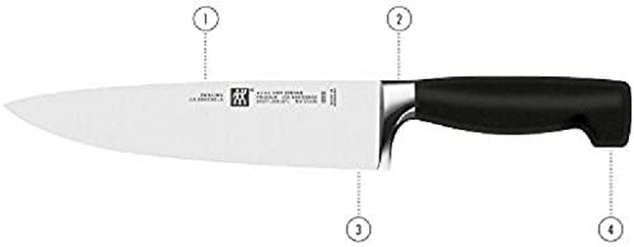 Zwilling J.A. Henckels ZWILLING Chef'S Knife, 8 Inch, Black