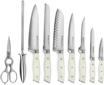 J.A. Henckels International 16 Piece Forged Accent Off-White Knife Block Set