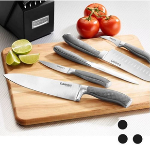 Cuisinart C77SS-15P Graphix Collection 15-Piece Cutlery Knife Block Set, Stainless Steel
