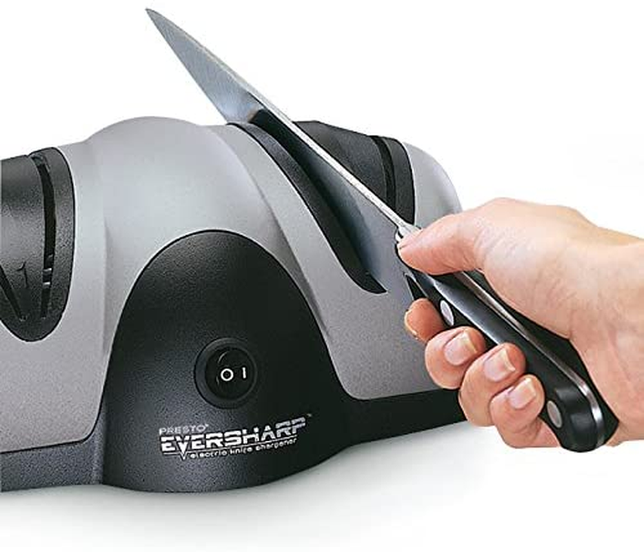 Presto 08800 Eversharp Electric Knife Sharpener, 2 Stage, Black