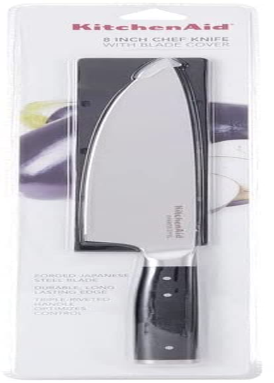 Kitchenaid Gourmet Forged Chef Knife, 8-Inch, Black