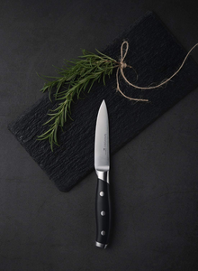 Linoroso Paring Knife 3.5 Inch Small Kitchen Knife with Elegant Gift Box, Sharp Forged German Carbon Stainless Steel Fruit Knife, Full Tang, Ergonomic Handle-Classic Series