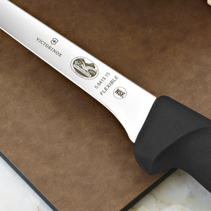 Victorinox Fibrox Pro 6-Inch Boning Knife with Flexible Blade, Black