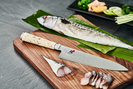 Miyabi Chef'S Knife, 8-Inch, Birch/Stainless Steel