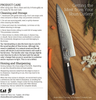 Shun Cutlery Premier 10” Chef’S Knife; Light and Agile Blade, Handles with Ease, Longer Cutting Edge, Use with Wide Range of Foods from Small to Large, Beautifully Designed, Handcrafted in Japan