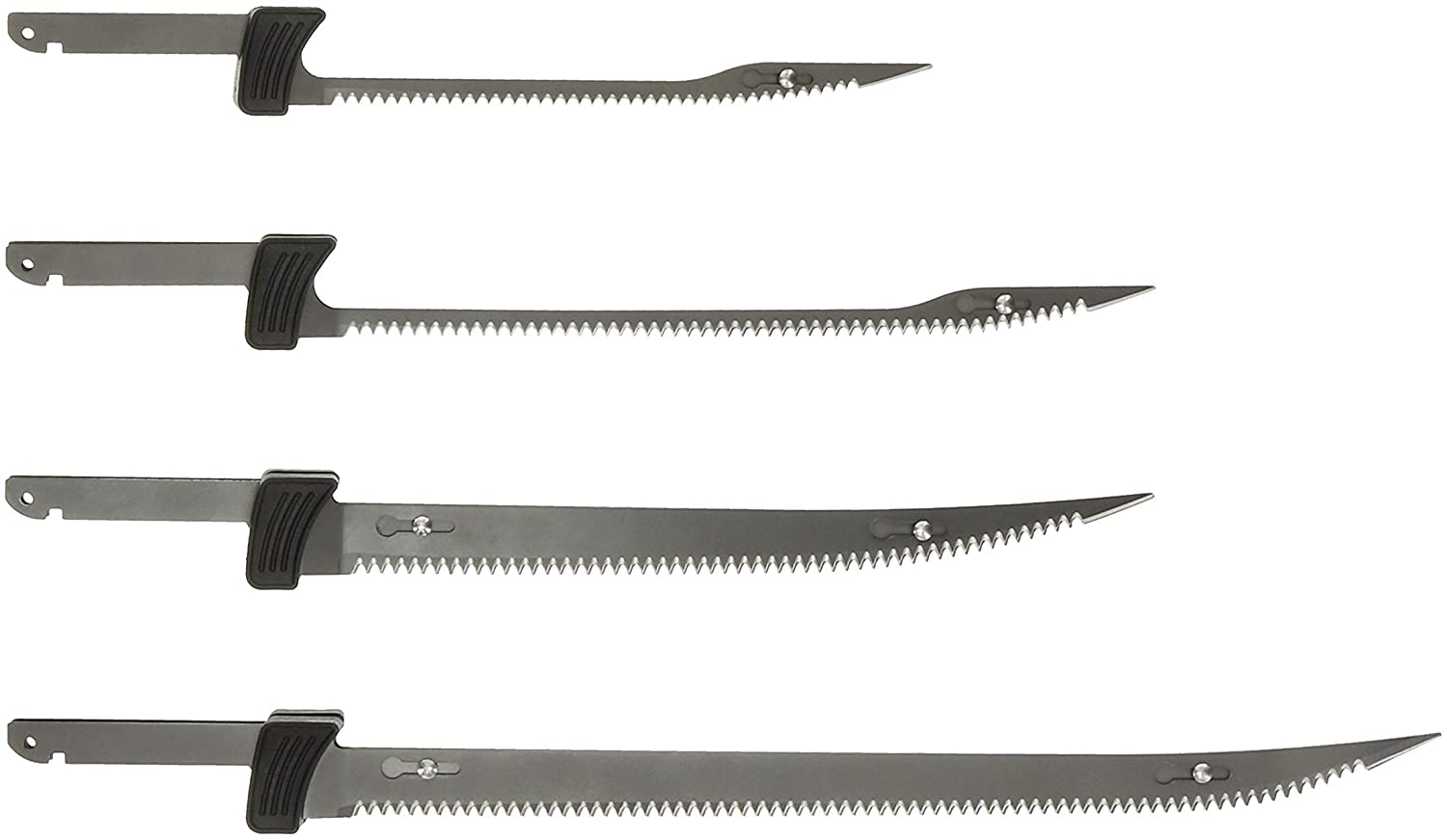 BUBBA Li-Ion Cordless Electric Fillet Knife with Non-Slip Grip Handle, 4 Ti-Nitride S.S. Coated Non-Stick Reciprocating Blades, Charger and Case for Fishing