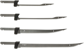 BUBBA Li-Ion Cordless Electric Fillet Knife with Non-Slip Grip Handle, 4 Ti-Nitride S.S. Coated Non-Stick Reciprocating Blades, Charger and Case for Fishing