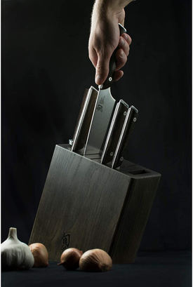 Shun Cutlery Kanso 8-Inch Stainless Steel, All Purpose, Durable, Essential, Handcrafted Japanese Gyuto Style Chef’S Knife; Scratch Resistant Heritage Finish for Kitchen Food Preparation Tasks at Home