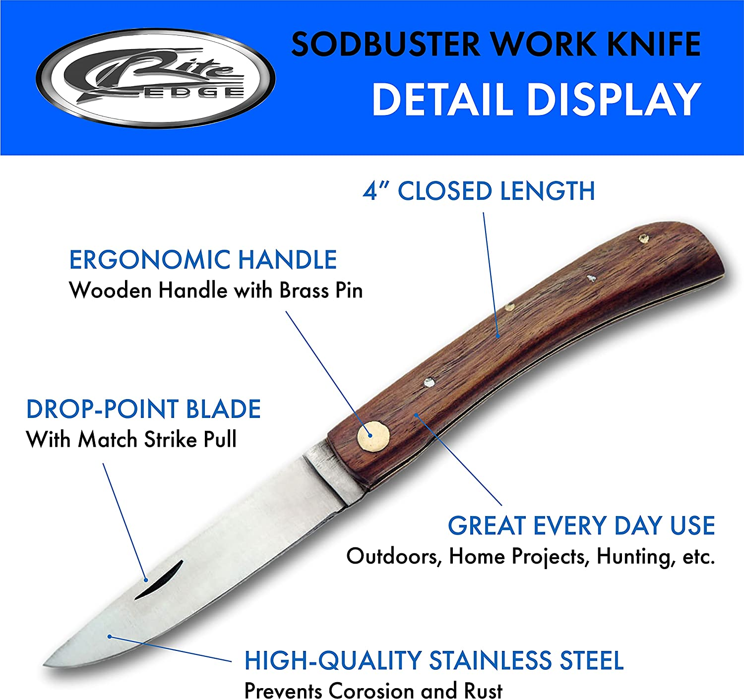 SZCO Supplies Sodbuster Work Knife
