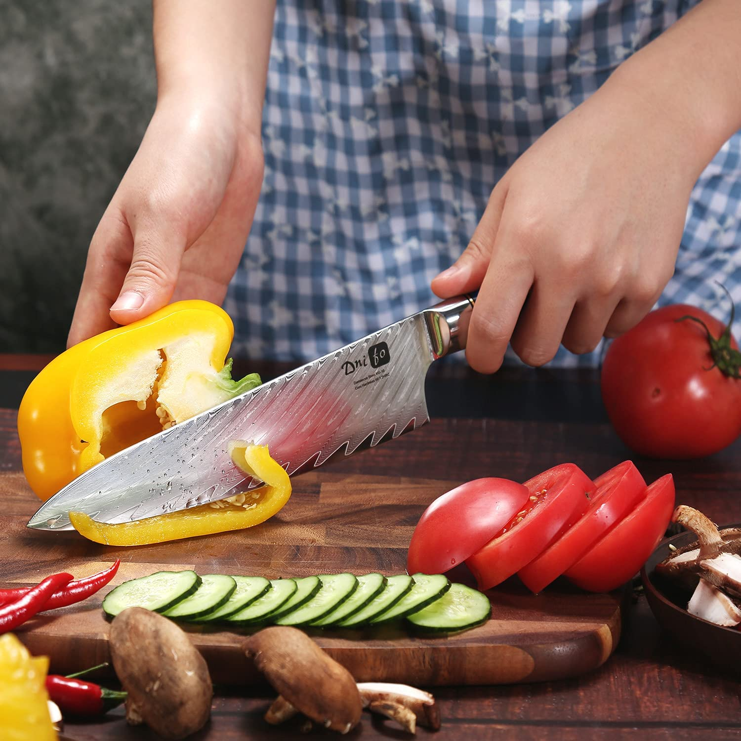 Zlatko Chef Knife 8 Inch Damascus Knives for Kitchen, High Carbon Stainless Steel Damascus VG10 67-Layer Ultra Sharp Kitchen Knife Ergonomic Handle with GIFT BOX