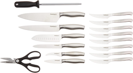 Cuisinart C77SS-17P 17-Piece Artiste Collection Cutlery Knife Block Set, Stainless Steel