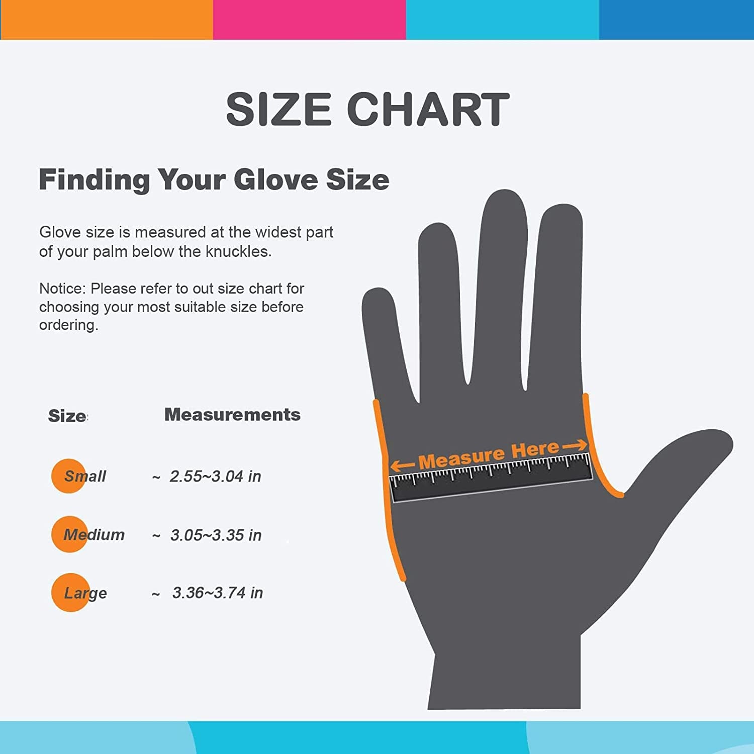 Rubber Kitchen Dishwashing Gloves - 4 Pairs Colorful Reusable Household Cleaning Gloves for Washing Dishes and Cleaning Tasks, Flexible Durable and Non-Slip (Large, Blue+Pink+Yellow+Orange)