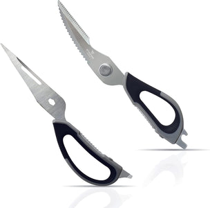 9" Premium Kitchen Shears with Detachable Blades by , Stainless Steel, All Purpose Come Apart Utility Scissors, Heavy Duty Kitchen Scissors, Meat Scissors, Poultry Shears