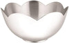 Presencehhh Stainless Steel Fruit Basket Lotus Food Containers Vegetable Storage Kitchenware Decorative Bowls for Contemporary Decor and Centerpieces (24Cm - Silver)