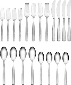 Ensley 20-Piece Flatware Set, 20PC FW, STAINLESS
