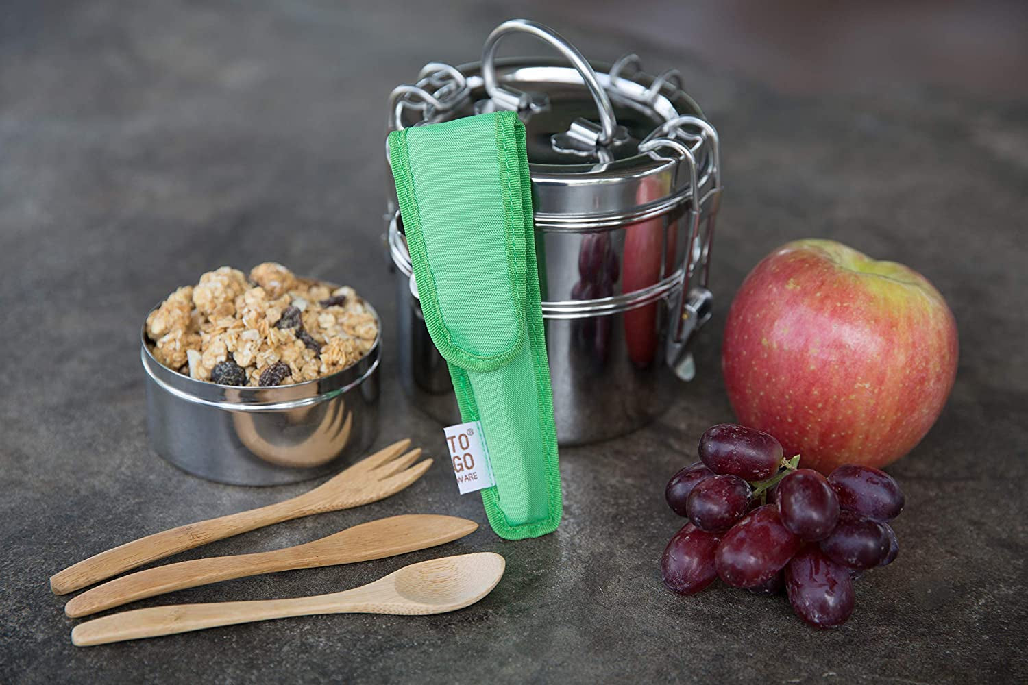 Kid'S Bamboo Reusable Utensils | Dishwasher-Safe | No BPA or Phthalate | Made from Durable, Sustainable Materials | Eco-Conscious | 3 Spoons, 3 Forks (Pack of 6)