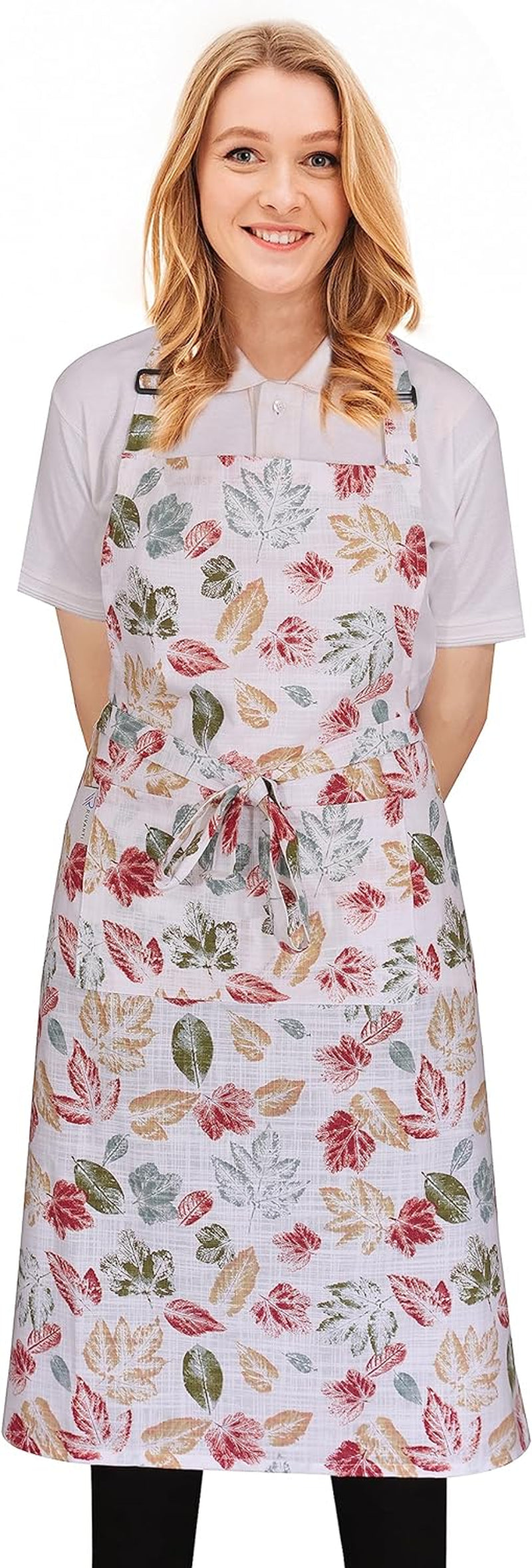 Cotton Enrich Cute Aprons for Women with Pockets Adjustable Upto XXL, Cooking, Kitchen, Server, Chef Apron