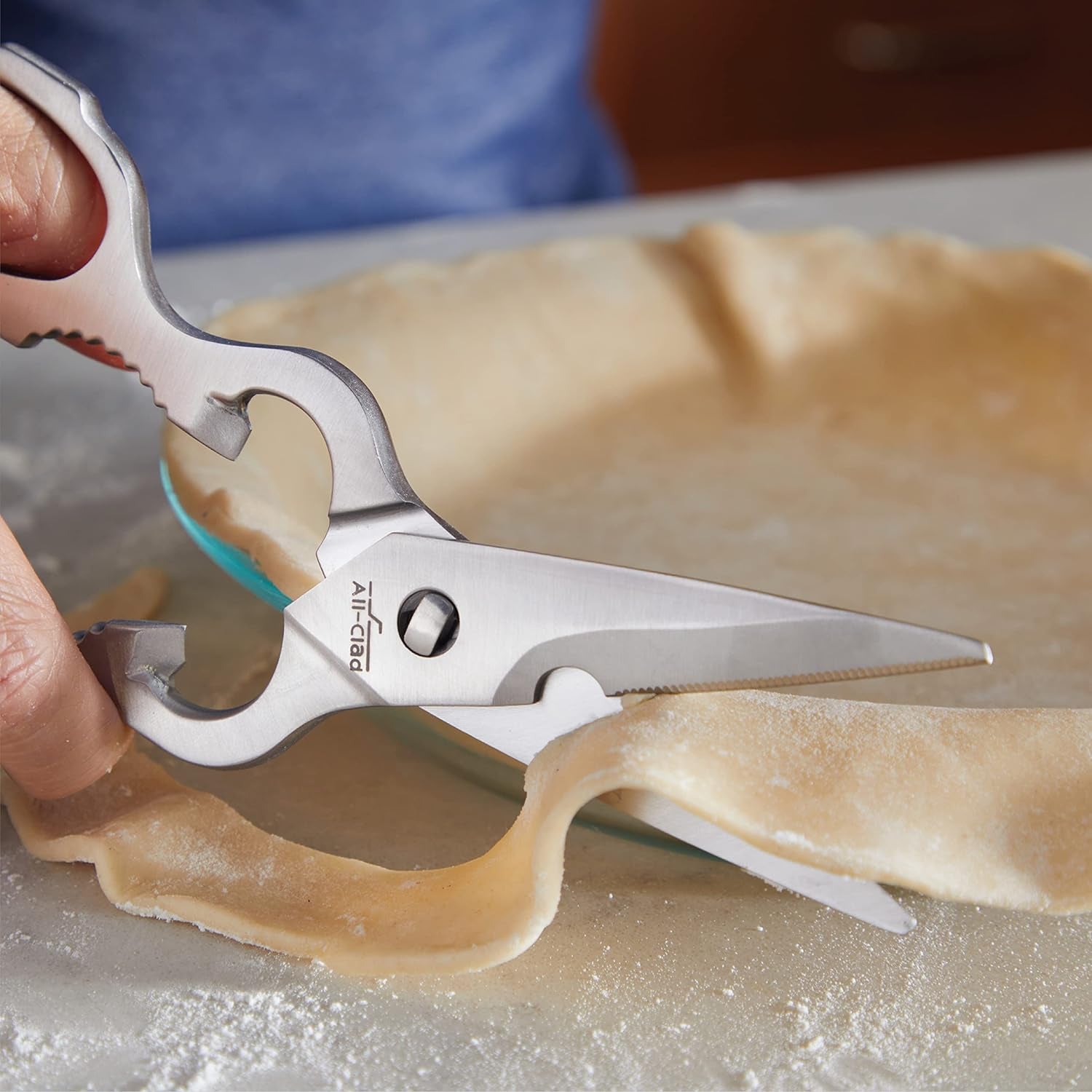 Tools and Accessories Stainless Steel Kitchen Scissors 7.5 Inch Kitchen Tools, Kitchen Hacks Silver