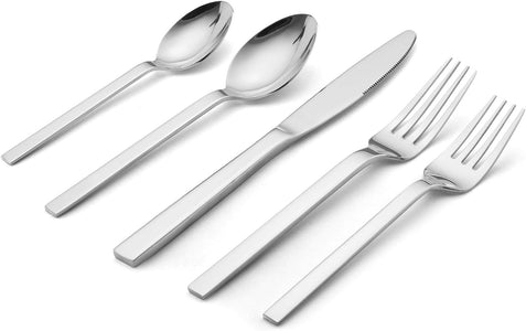 Graciela Forged 20-Piece Flatware Set, Silver