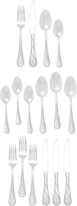 Anchor 16-Piece Flatware Set, Stainless Steel