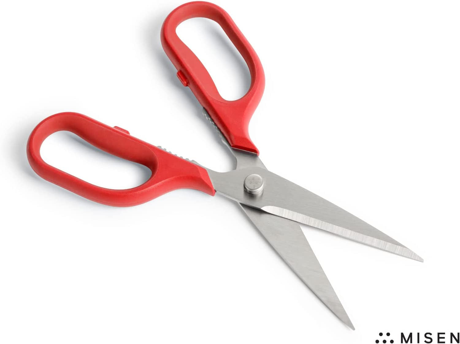 Kitchen Scissors - Multipurpose Kitchen Shears - Heavy Duty Food Scissors - Dishwasher Safe Meat Scissors, Red
