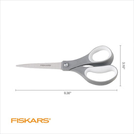Softgrip Contoured Performance Scissors All Purpose - Stainless Steel - 8
