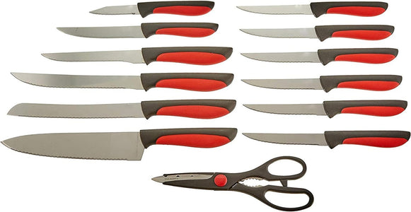 14 Piece Cutlery Set in Red