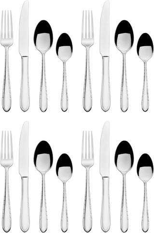 Image of Arturo 18/10 16 Piece Stainless Steel Flatware Set, Service for 4