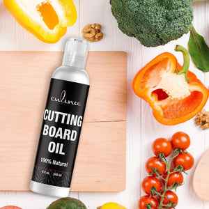 Culina Cutting Board & Butcher Block Conditioning & Finishing Oil | Mineral Oil Free |100% Plant Based & Vegan, Best for Wood & Bamboo Conditioning & Finishing, Makes Cleaning Wood Easier - LivanaNatural 